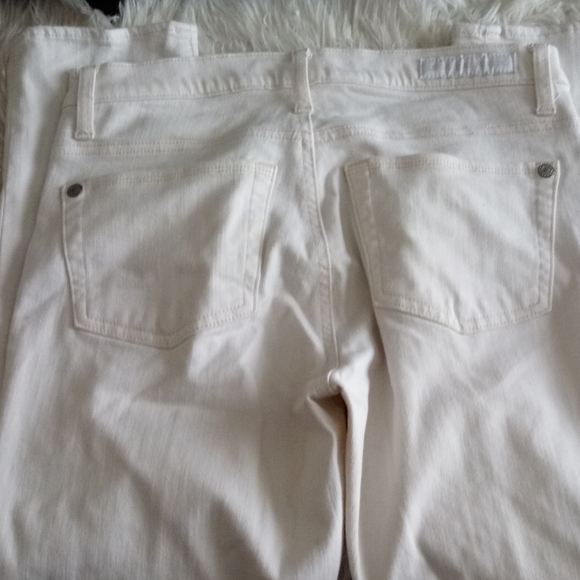 Rock & Republic White Cream Berlin Skinny Jeans Size 8 - Picture 3 of 14
